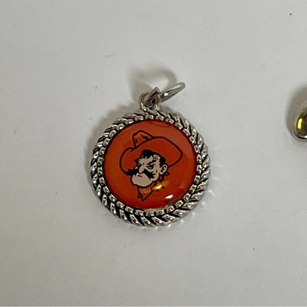 OSU Cowboy Charm/Pendant Set